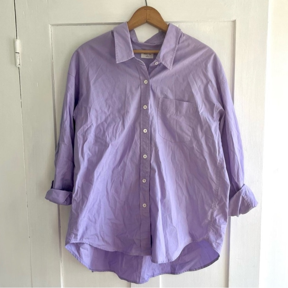 Aritzia Lavender Button Down